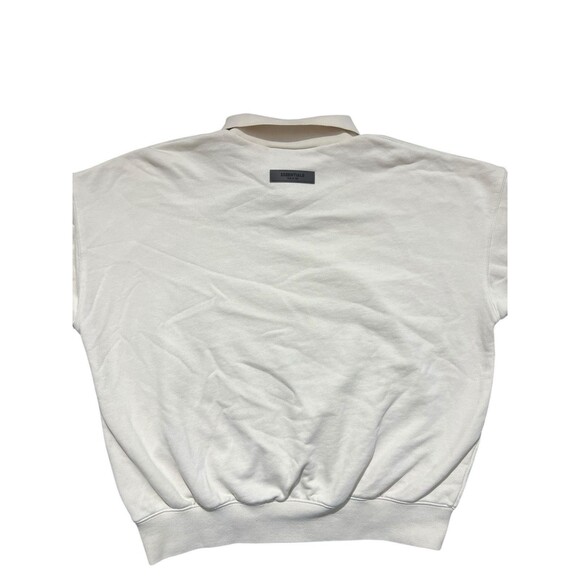 Fear Of God Essentials Egg Shell Long Sleeve Polo Shirt Size XS Unisex - Picture 9 of 11